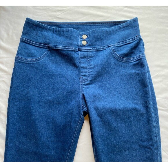 HUE Denim - Hue Jeggings Leggings Size Medium Tapered Skinny Leg Stretchy Form Fitting Jeans